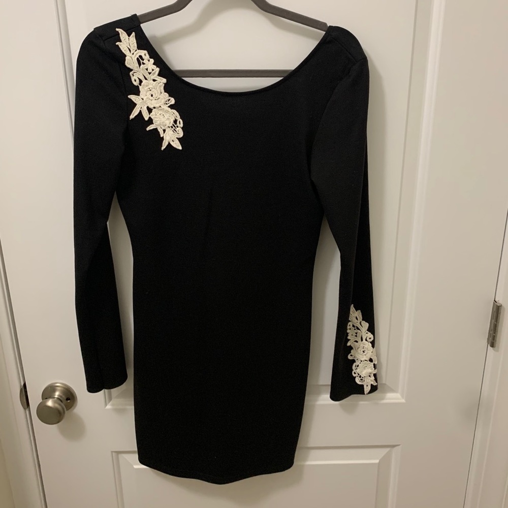 Black bodycon dress from local boutique size med